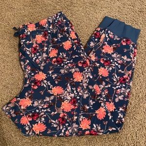 LuLaRoe large beautiful print jogger - very good condition!